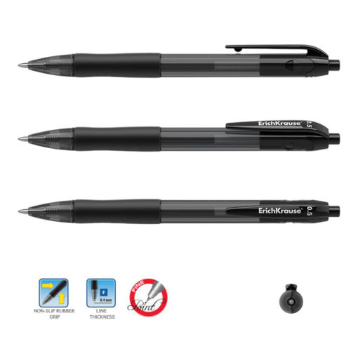 Picture of EK RETRACTABLE GEL INK PEN 0.5MM BLACK INK